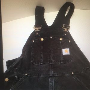Vintage carhartt uninsulated bibs overalls 36x30